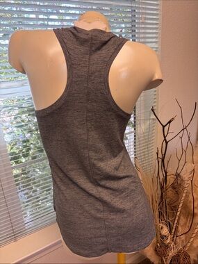 Source Unknown Heather Gray Racerback Tank